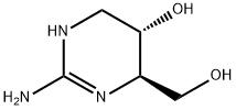4-Pyrimidinemethanol,2-amino-1,4,5,6-tetrahydro-5-hydroxy-,(4R-trans)-(9CI) 结构式