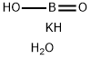 POTASSIUM METABORATE 4/3-WATER,162379-51-3,结构式