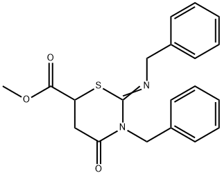 16238-44-1 3-Benzyl-2-(benzylimino)tetrahydro-4-oxo-2H-1,3-thiazine-6-carboxylic acid methyl ester