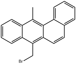7-ブロモメチル-12-メチルベンゾ[a]アントラセン 化学構造式