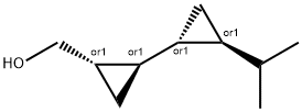 [1,1-Bicyclopropyl]-2-methanol,2-(1-methylethyl)-,[1alpha(1R*,2S*),2alpha]-(9CI) Structure