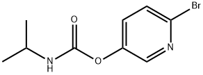 6-Bromopyridin-3-yl isopropylcarbamate Struktur