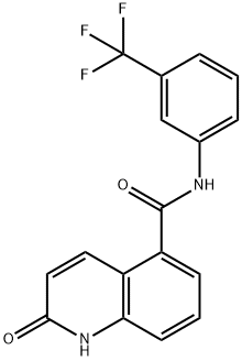 2-hydroxy-N-(3-(trifluoromethyl)phenyl)quinoline-5-carboxamide,1624262-32-3,结构式