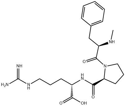 N-methylphenylalanyl-prolyl-arginine 结构式