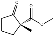 Cyclopentanecarboxylic acid, 1-methyl-2-oxo-, methyl ester, (1R)- (9CI) 结构式