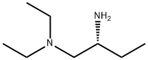 (2R)-N,N-ジエチル-1,2-ブタンジアミン 化学構造式