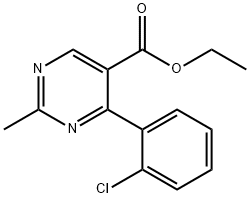 ETHYL-2-METHYL-4-(2-CHLOROPHENYL)-5-PYRIMIDINE CARBOXYLATE|