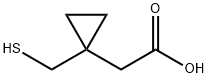 2-[1-(Mercaptomethyl)cyclopropyl]acetic acid Structure