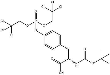 BOC-TYR(PO3(CL3ET)2)-OH,162518-54-9,结构式