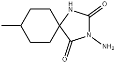 3-AMINO-8-METHYL-1,3-DIAZASPIRO[4.5]DECANE-2,4-DIONE Structure