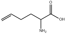 2-AMINOHEX-5-ENOIC ACID,16258-05-2,结构式