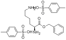 (S)-2,6-二氨基己酸苄酯双(4-甲基苯磺酸盐), 16259-78-2, 结构式