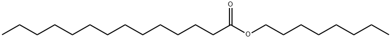 octyl myristate Structure