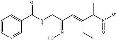 162626-99-5 (±)-{(E)-4-エチル-2-[(Z)-ヒドロキシイミノ]-5-ニトロ-3-ヘキセン-1-イル}-ピリジンカルボキサミド