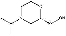 2-Morpholinemethanol,4-(1-methylethyl)-,(S)-(9CI) 化学構造式