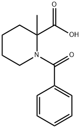 2-Piperidinecarboxylic  acid,  1-benzoyl-2-methyl- Struktur