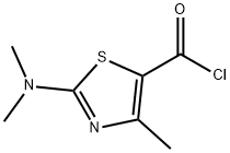 5-Thiazolecarbonyl chloride, 2-(dimethylamino)-4-methyl- (9CI) Struktur