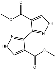 3,3'-Bi(1H-pyrazole)-4,4'-dicarboxylic acid dimethyl ester Structure