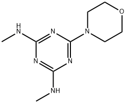 N,N'-Dimethyl-6-morpholino-1,3,5-triazine-2,4-diamine Structure