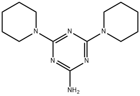 4,6-Dipiperidino-1,3,5-triazin-2-amine,16268-88-5,结构式