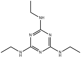N,N',N''-トリエチル-1,3,5-トリアジン-2,4,6-トリアミン 化学構造式