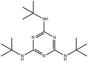 N,N',N''-tris(tert-butyl)-1,3,5-triazine-2,4,6-triamine 结构式