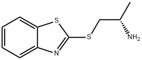 2-Propanamine,1-(2-benzothiazolylthio)-,(S)-(9CI) Struktur