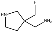 (3-(FLUOROMETHYL)PYRROLIDIN-3-YL)METHANAMINE Struktur