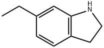1H-INDOLE,6-ETHYL-2,3-DIHYDRO- Struktur