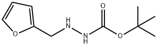 Hydrazinecarboxylic acid, 2-(2-furanylmethyl)-, 1,1-dimethylethyl ester (9CI) Struktur