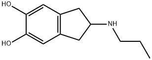 1H-Indene-5,6-diol, 2,3-dihydro-2-(propylamino)- (9CI),162751-98-6,结构式