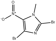 2,4-二溴-1-甲基-5-硝基-1H-咪唑, 162759-90-2, 结构式