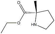 2-甲基吡咯烷-2-羧酸乙酯,16277-07-9,结构式