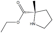 Proline, 2-methyl-, ethyl ester, L- (8CI) 结构式