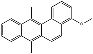 4-methoxy-7,12-dimethylbenz(a)anthracene 化学構造式
