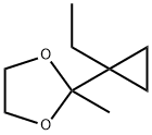 1,3-Dioxolane,  2-(1-ethylcyclopropyl)-2-methyl- 结构式