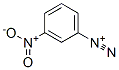 3-ニトロ-1-ベンゼンジアゾニウム 化学構造式