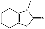 3-Methyl-4,5,6,7-tetrahydrobenzothiazole-2(3H)-thione,1628-45-1,结构式