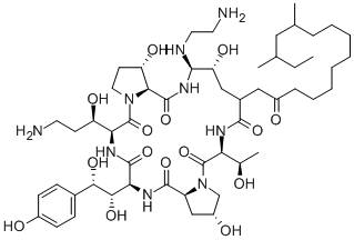 Caspofungin Structure