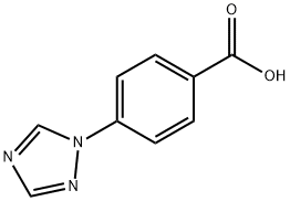 4-(1H-1,2,4-三唑-1-基)苯甲酸,162848-16-0,结构式