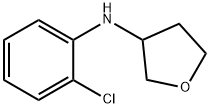 N-(2'-CHLORO-PHENYL)-TETRAHYDROFURAN-3-YLAMINE HYDROCHLORIDE 结构式