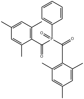 苯基双(2,4,6-三甲基苯甲酰基)氧化膦,162881-26-7,结构式