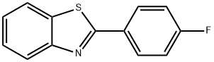 BENZOTHIAZOLE, 2-(4-FLUOROPHENYL)- Structure