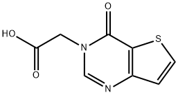 (4-oxothieno[3,2-d]pyrimidin-3(4H)-yl)acetic acid(SALTDATA: FREE) Struktur