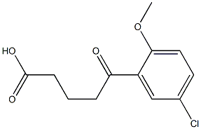 162930-56-5 5-(5-CHLORO-2-METHOXYPHENYL)-5-OXOVALERIC ACID