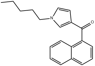 naphthalen-1-yl(1-pentyl-1H-pyrrol-3-yl)methanone Structure