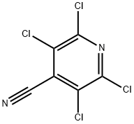 2,3,5,6-TETRACHLOROISONICOTINONITRILE 化学構造式