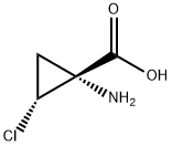 Cyclopropanecarboxylic acid, 1-amino-2-chloro-, (1R-trans)- (9CI) 结构式