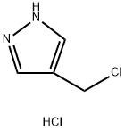 4-(CHLOROMETHYL)-1H-PYRAZOLE HYDROCHLORIDE Structure