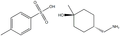 (1r,4r)-4-(Aminomethyl)-1-methylcyclohexanol 4-methylbenzenesulfonate Structure
